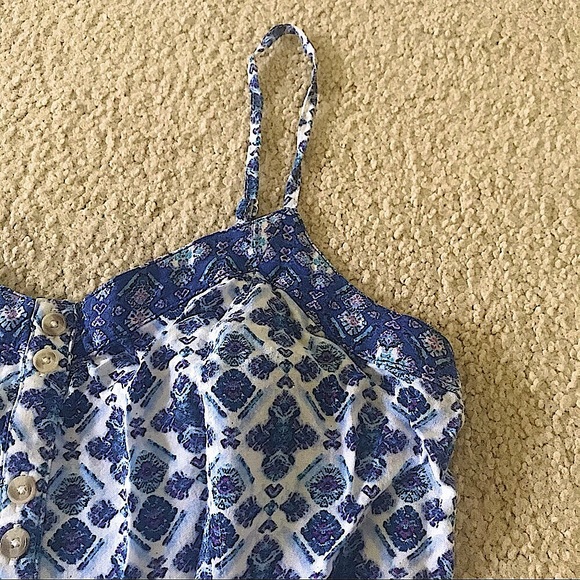 🆕🔥AMERICAN EAGLE 🦅 REALLY CUTE SPAGHETTI STRAP ROMPER/SO SOFT&FLOWY NWOT!! - Picture 5 of 9